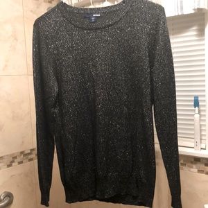 Shimmery long sleeve sweater